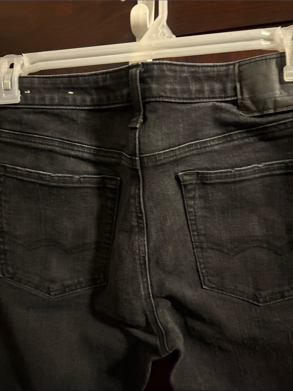 American Eagle Men's Black Denim Jeans - Classic Slim Fit
